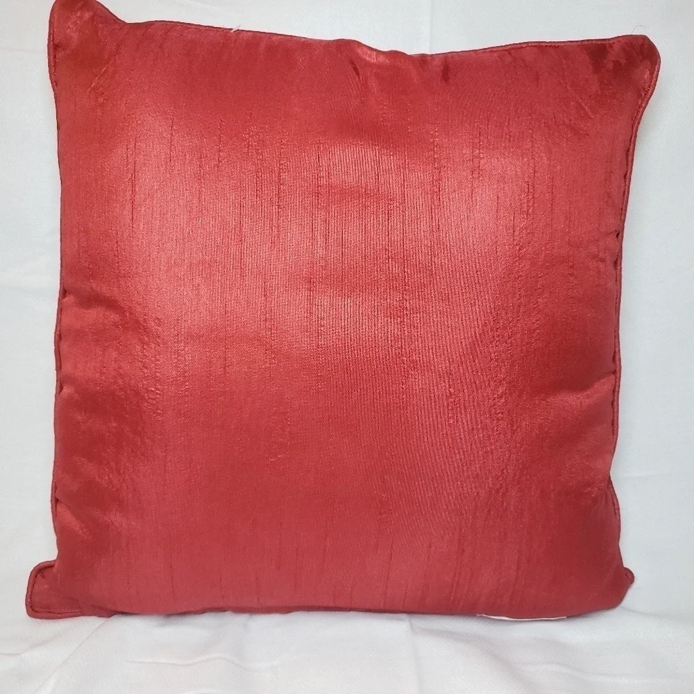 cardinal christmas pillow